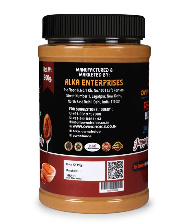 OWNCHOICE Peanut Butter – Contact Details & Traceability