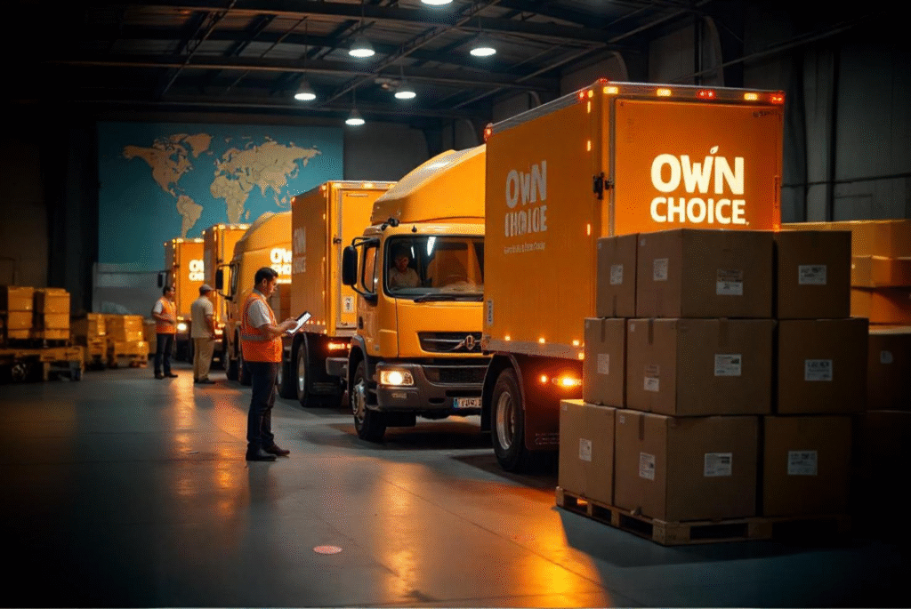 OWNCHOICE branded peanut butter jars
